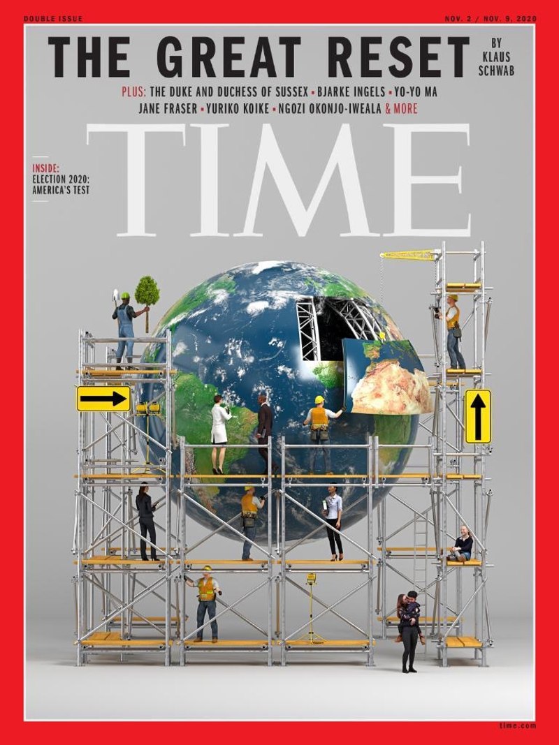 5 caja azul Time- Magazine, The Great Reset, 2 al 9 nov-2020