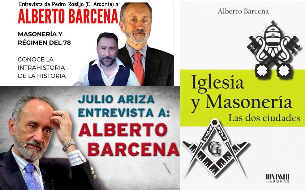 Alberto Bárcena Pérez. Experto en la masonería en España, entrevistado por Pedro Rosillo (El Arconte) y Julio Ariza