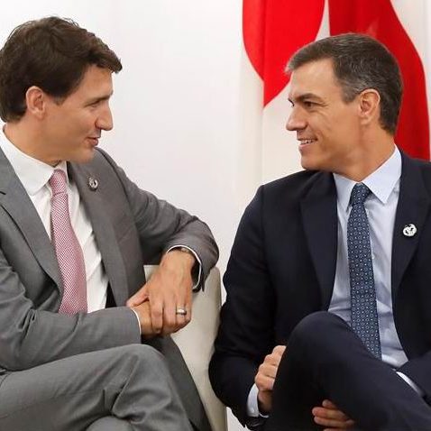 Justin Trudeau (Canadá), Pedro Sánchez (España)