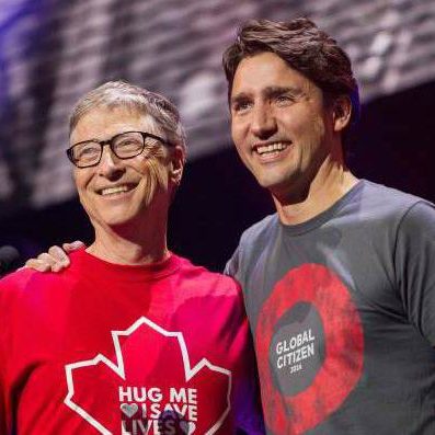 Bill Gates, Justin Trudeau (Canadá)